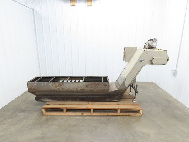 Hennig CNC Chip Conveyor 16"x 67" Infeed 31-35" Discharge 230/460V 3PH