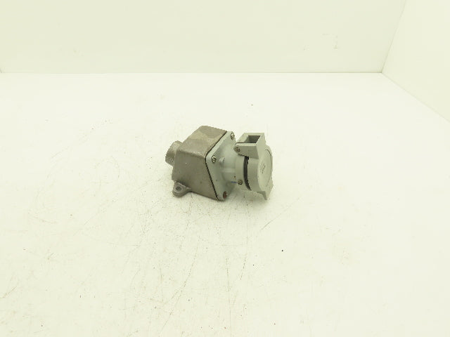 Crouse Hinds AR342 Arktite Receptacle 30A Amp 4p 3w 600VAC Pin Sleave Housing