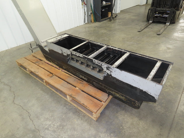 Enomoto CNC Chip Conveyor 16"x 67" Infeed 46-50" Discharge 220V 3PH