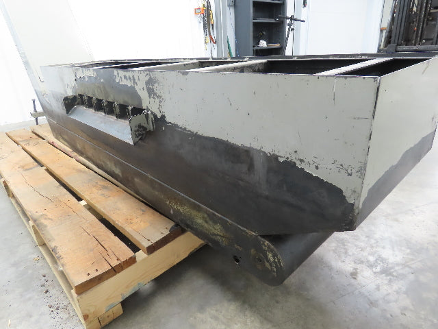Enomoto CNC Chip Conveyor 16"x 67" Infeed 46-50" Discharge 220V 3PH