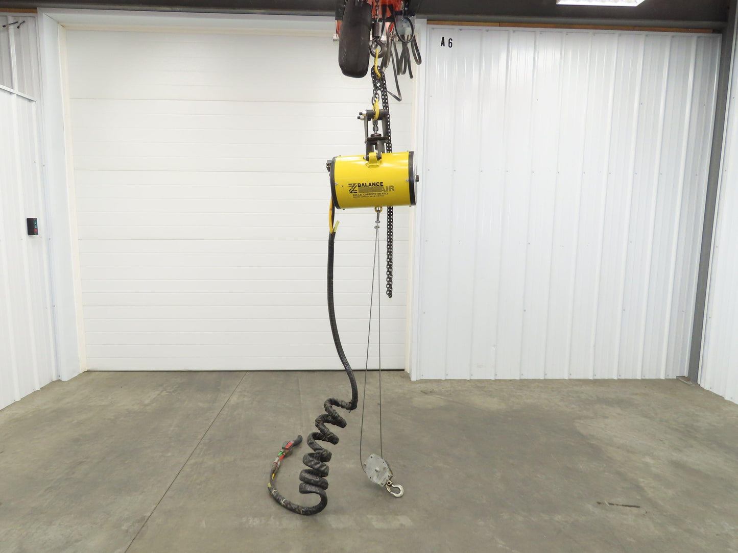 Ingersoll Zimmerman BW020120 Pneumatic Air Balancer 6' Travel 400Lb Swivel Mount