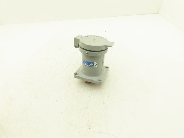 Crouse Hinds AR 1042 Arktite Receptacle 100A 4p 3w 600VAC Pin Missing Poles