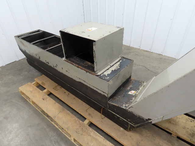Enomoto CNC Chip Conveyor 16"x 67" Infeed 47-51" Discharge 220V 3PH