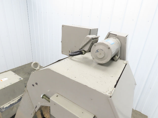 Enomoto CNC Chip Conveyor 16"x 67" Infeed 47-51" Discharge 220V 3PH