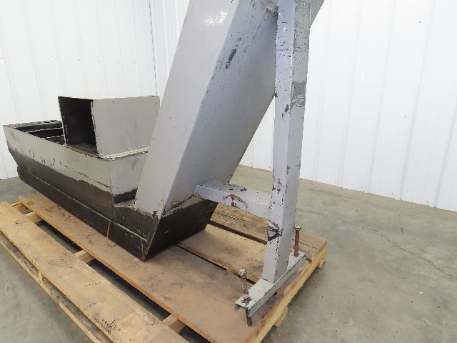 Enomoto CNC Chip Conveyor 16"x 67" Infeed 47-51" Discharge 220V 3PH