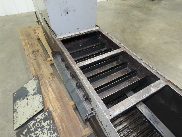 Enomoto CNC Chip Conveyor 16"x 67" Infeed 47-51" Discharge 220V 3PH