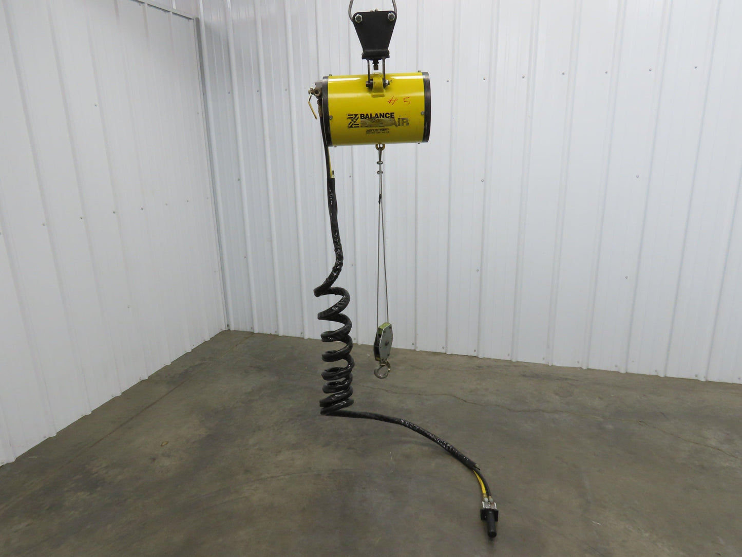 Ingersoll Zimmerman BA020120 Pneumatic Air Balancer 6' Travel 400Lb Swivel Mount