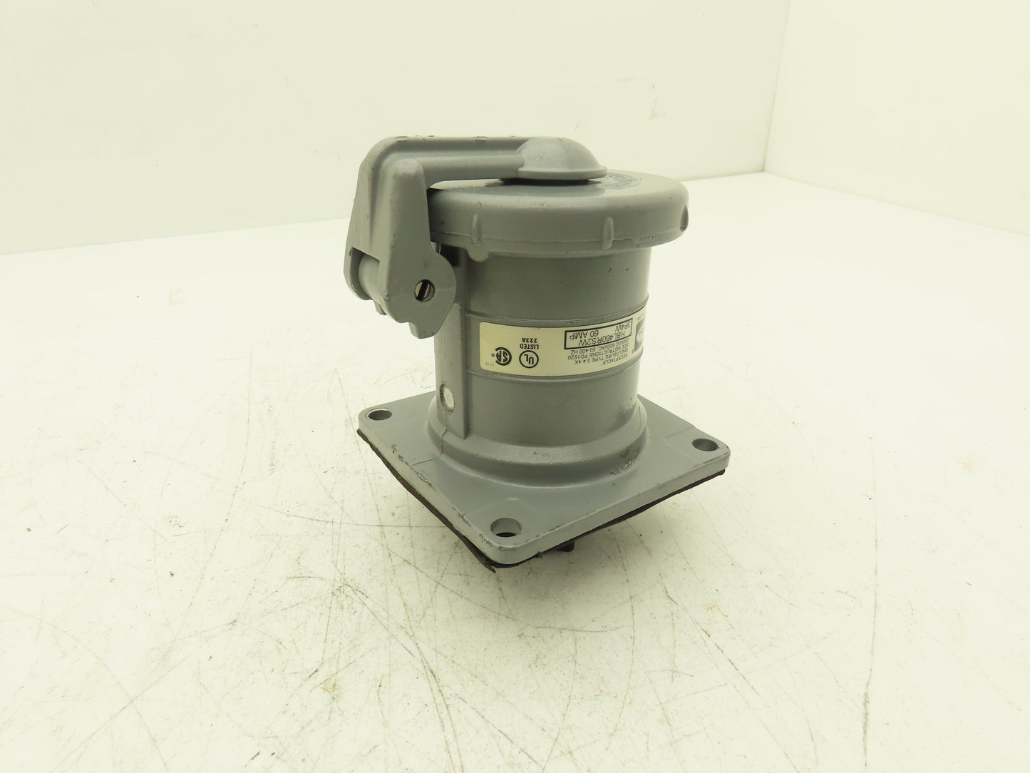 Hubbell HBL460RS2W Pin Sleeve Receptacle 60A 3P 4W 600V 3 Pole 4 Wire