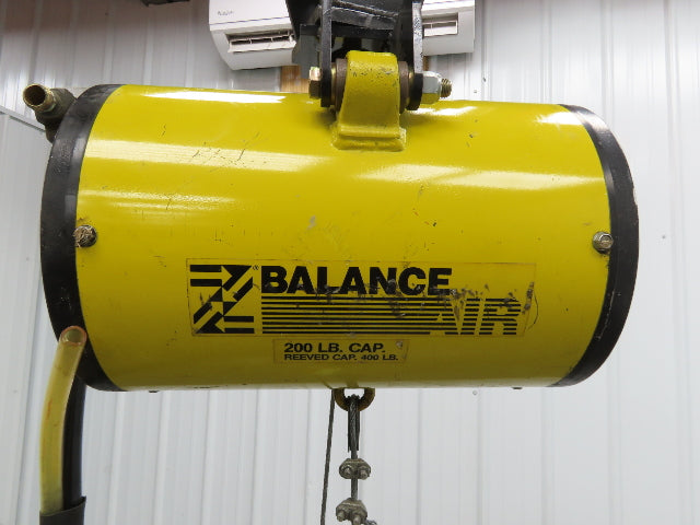 Ingersoll Zimmerman BA020120 Pneumatic Air Balancer 6' Travel 400Lb Swivel Mount
