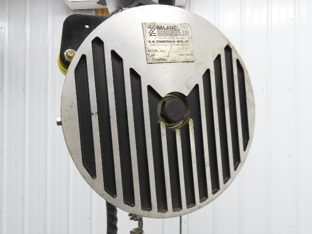 Ingersoll Zimmerman BA020120 Pneumatic Air Balancer 6' Travel 400Lb Swivel Mount