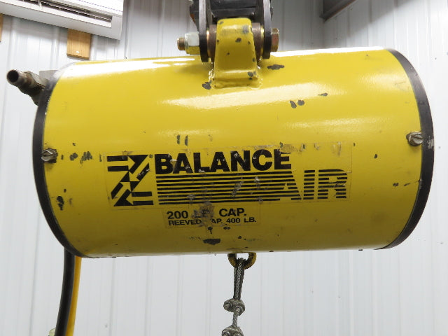 Ingersoll Zimmerman BA040060 Pneumatic Air Balancer 6' Travel 400Lb Swivel Mount