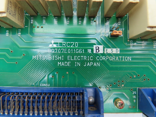 Mitsubishi LRC20 BQ707E011G61 Interface Board Rev B