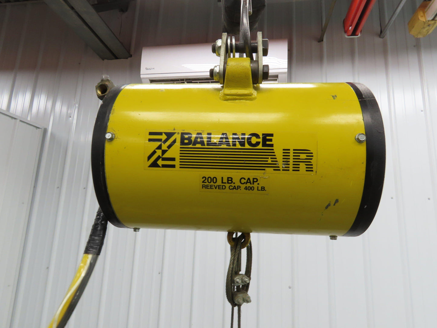 Ingersoll Zimmerman BB020120 Pneumatic Air Balancer 6' Travel 400Lb w/Load Block