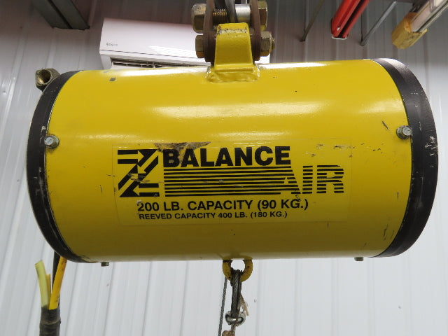Ingersoll Zimmerman BW020120 Pneumatic Air Balancer 6' Travel 400Lb Swivel Mount