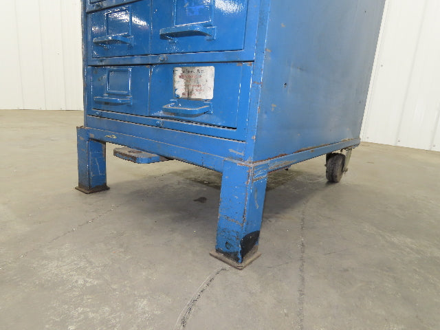 General Fireproofing Card Storage Cabinet 22 Drawer Unit 1940 Vintage Industrial