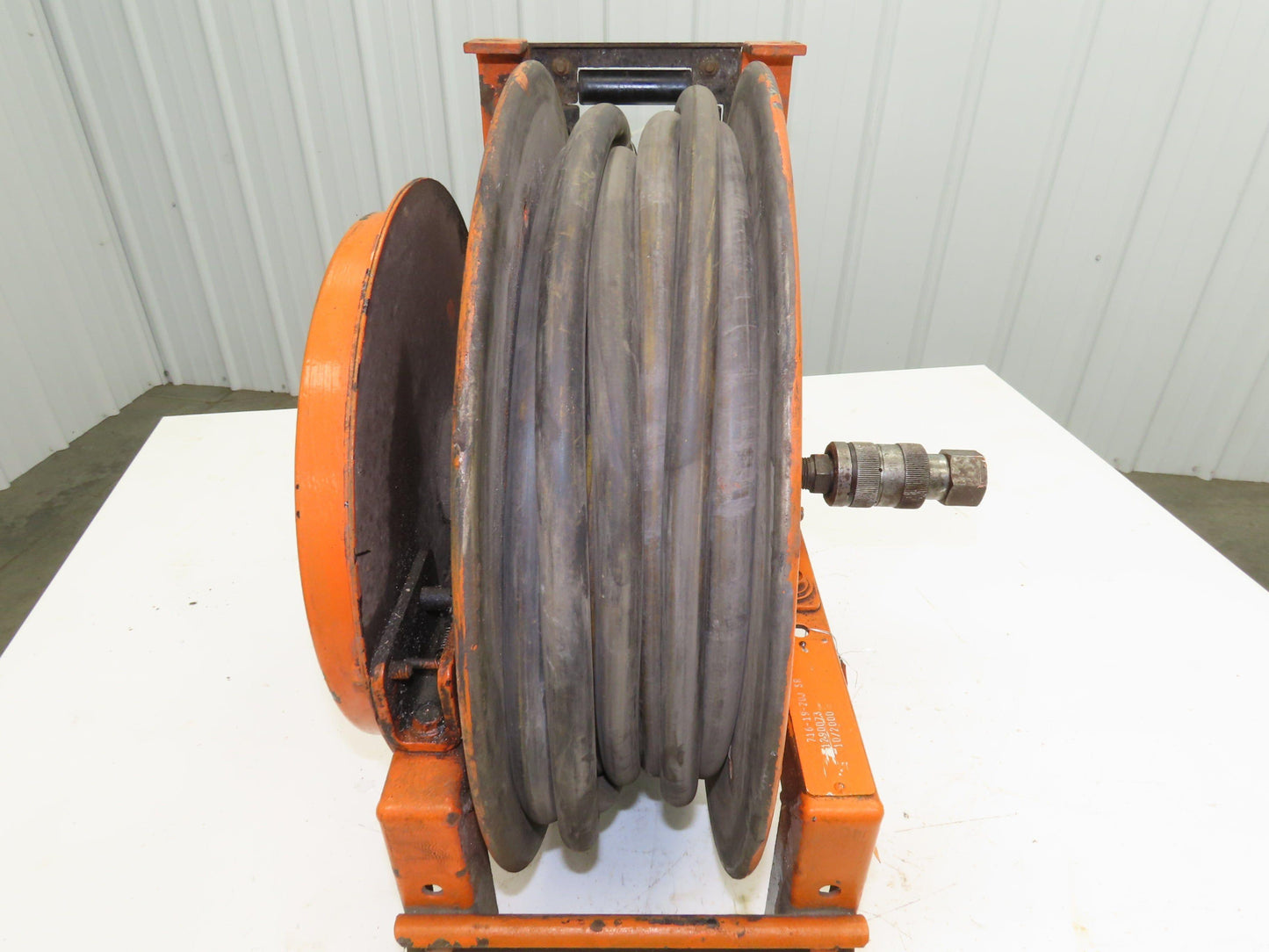 Hannay Reels 716-19-20J SR Retractable Industrial Air Hose Reel 1/2" X 53'