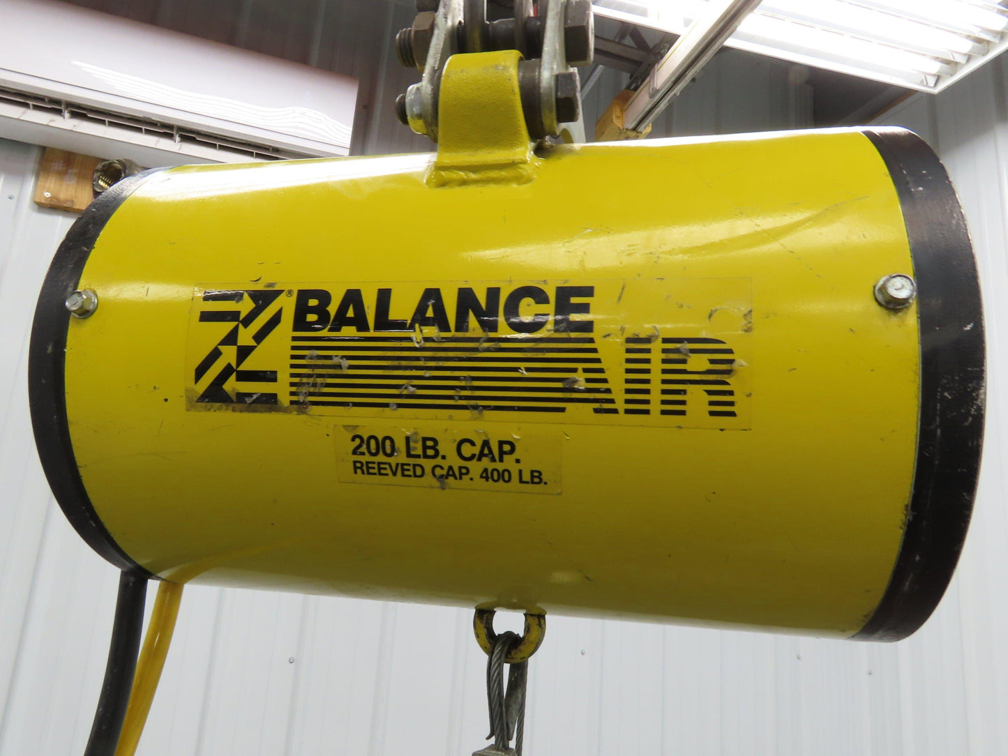 Ingersoll Zimmerman BA020120 Pneumatic Air Balancer 6' Travel 400Lb w/Load Block
