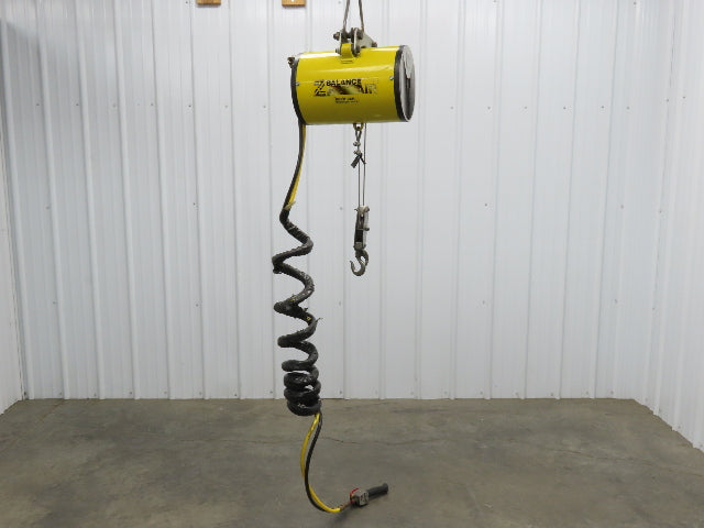 Ingersoll Zimmerman BA020120 Pneumatic Air Balancer 6' Travel 400Lb w/Load Block