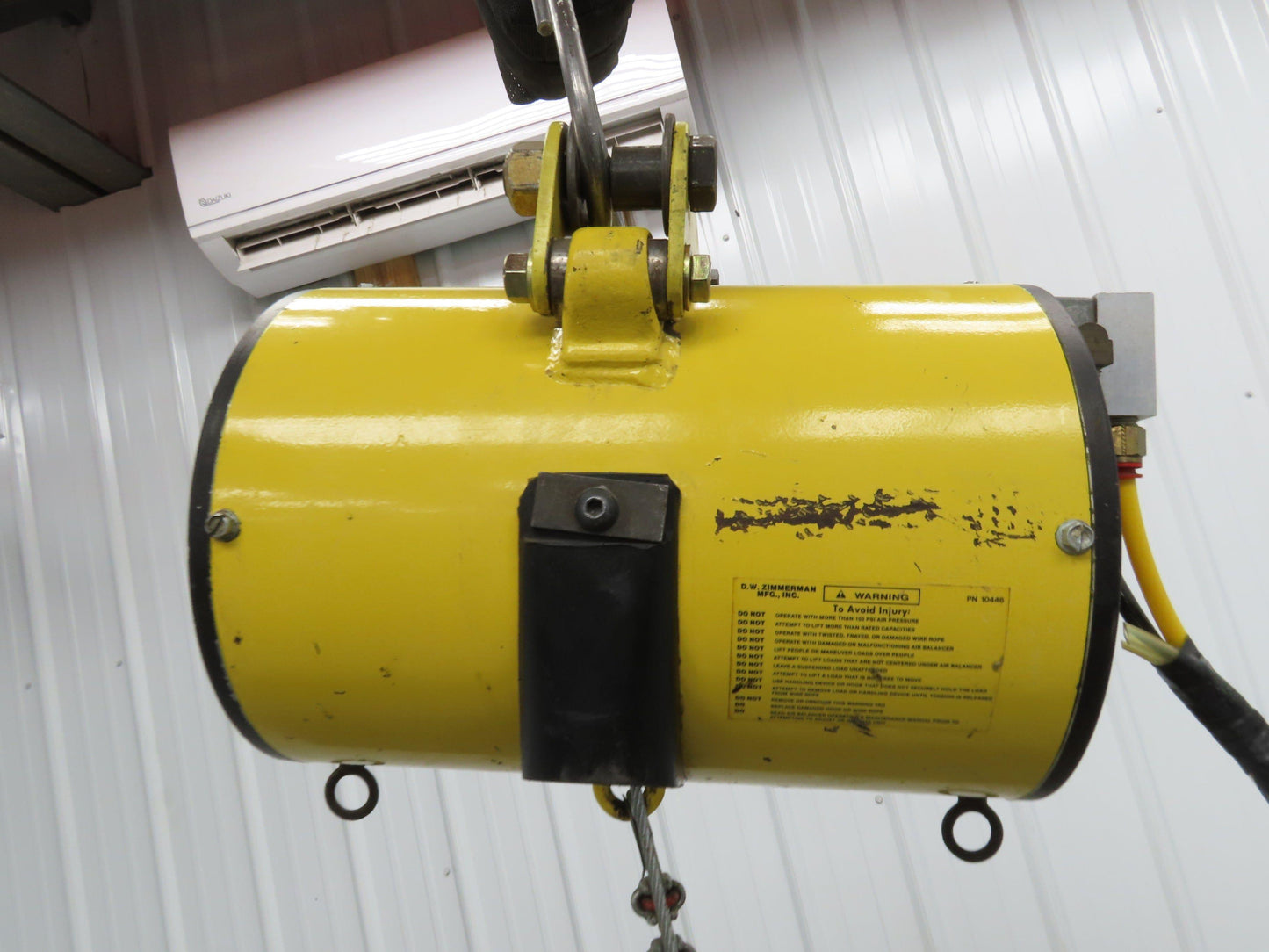 Ingersoll Zimmerman Z020A120 Pneumatic Air Balancer 6' Travel 400Lb w/Load Block