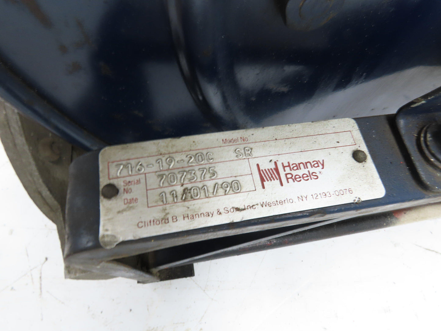 Hannay Reels 716-19-20C SR Retractable Industrial Air Hose Reel 1/2" X 30' Hose