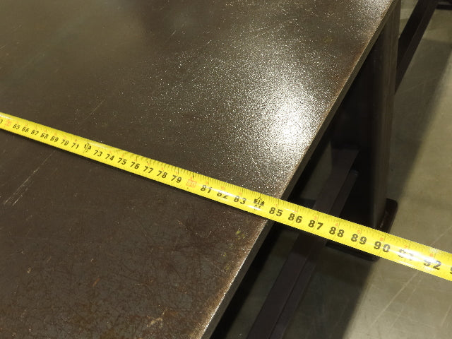13/16" Thick Top Steel Fabrication Welding Layout Table Work Bench 120"x85"x33"