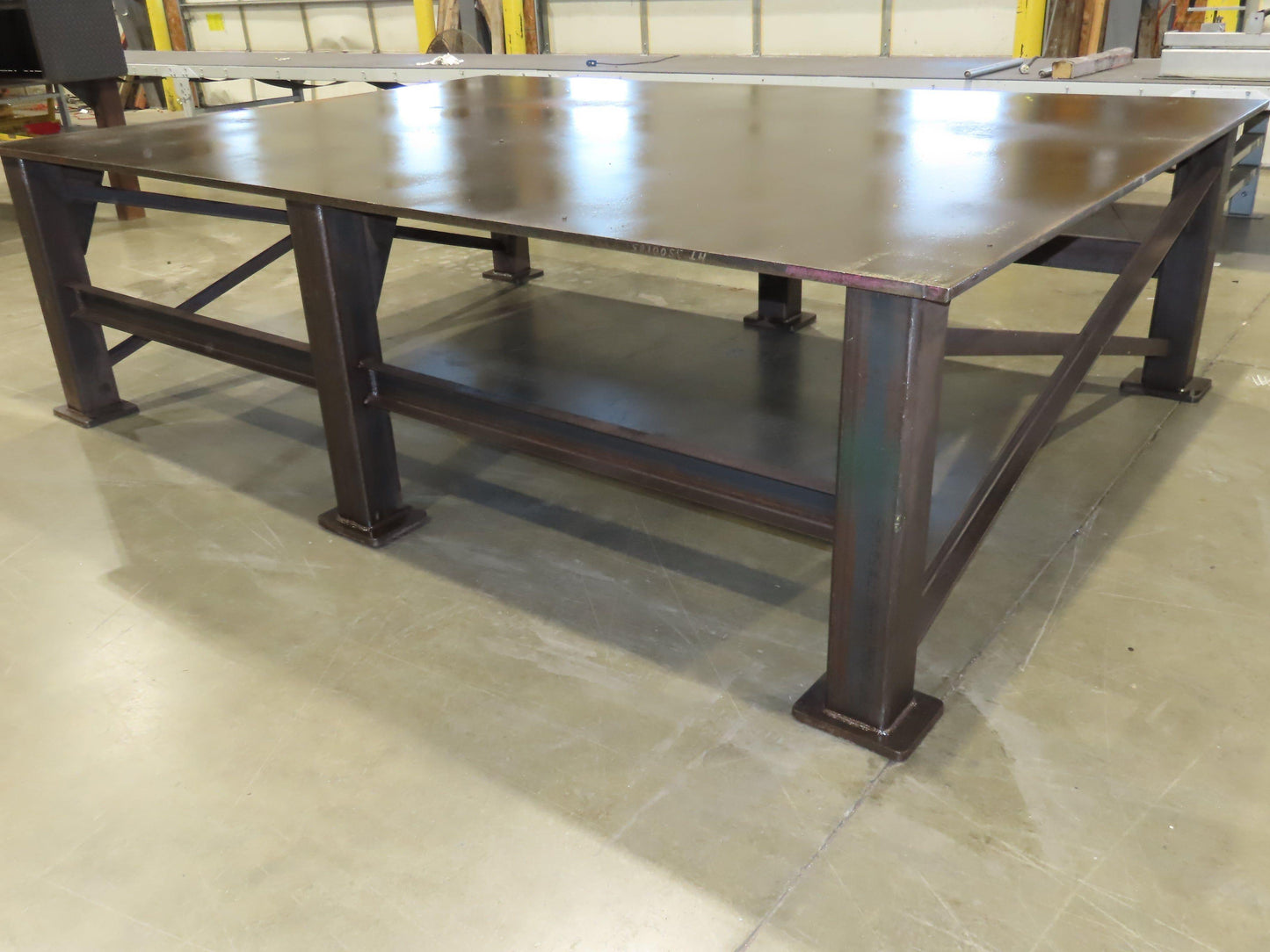 13/16" Thick Top Steel Fabrication Welding Layout Table Work Bench 120"x85"x33"