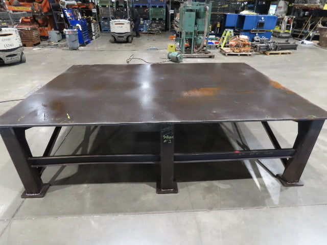 13/16" Thick Top Steel Fabrication Welding Layout Table Work Bench 120"x85"x33"