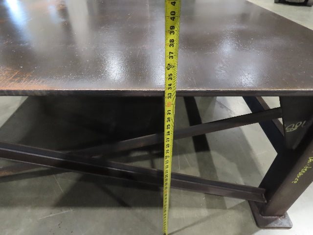 13/16" Thick Top Steel Fabrication Welding Layout Table Work Bench 120"x85"x33"