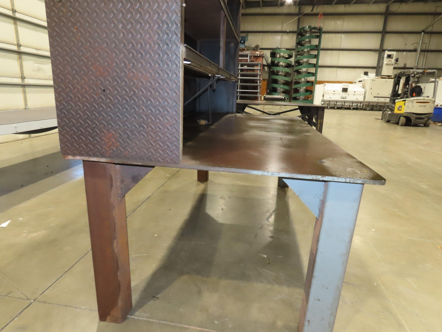 5/8" Thick Top Steel Fabrication Welding Layout Table Work Bench 96"x48"x32"