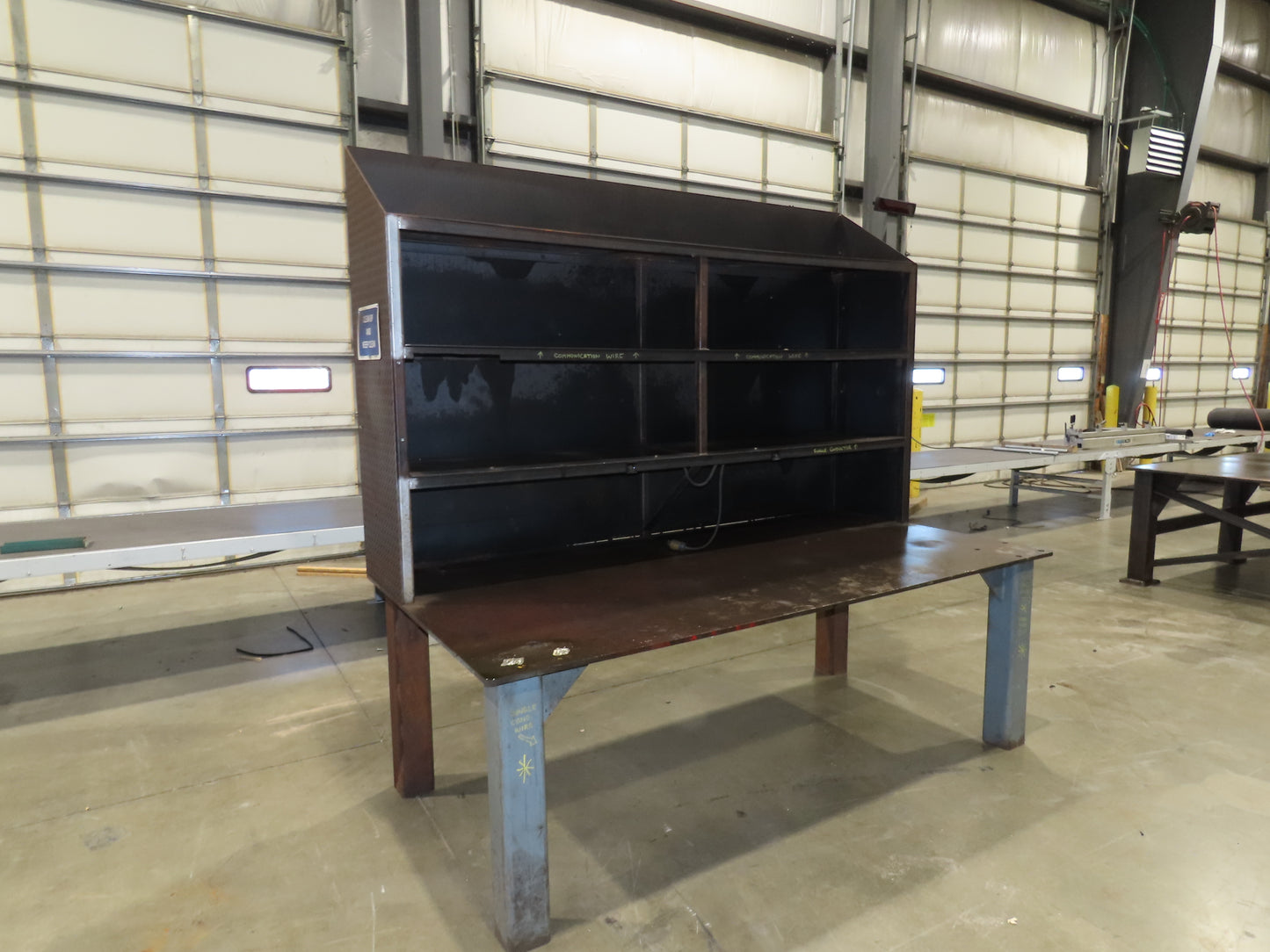 5/8" Thick Top Steel Fabrication Welding Layout Table Work Bench 96"x48"x32"