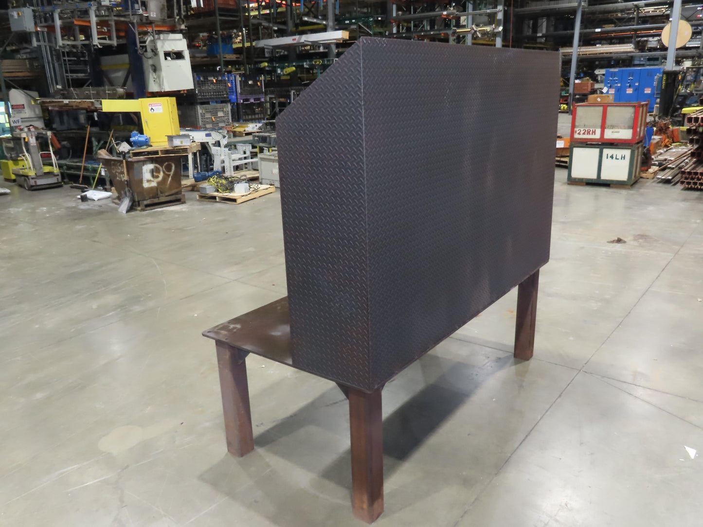 5/8" Thick Top Steel Fabrication Welding Layout Table Work Bench 96"x48"x32"