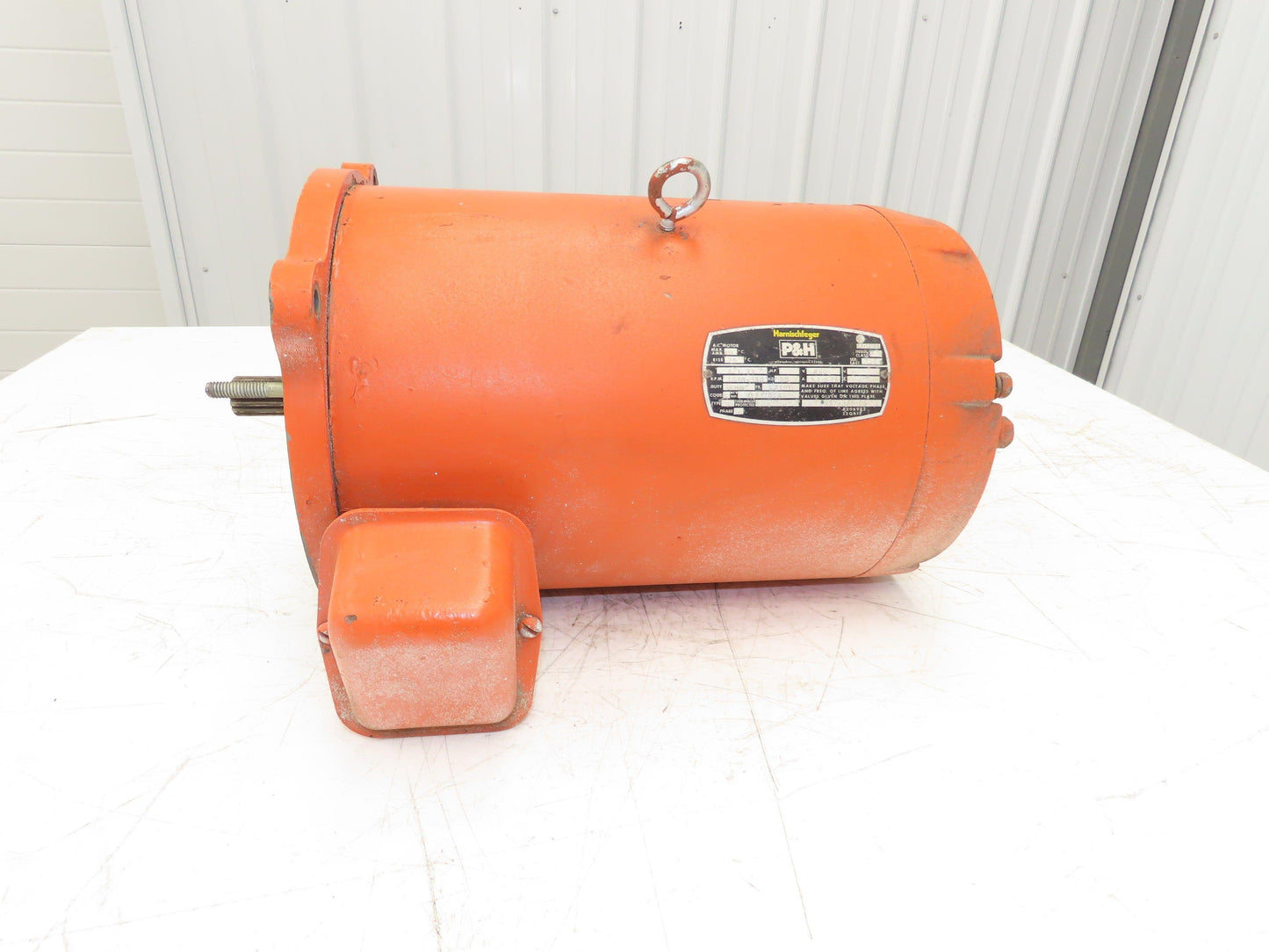 P&H Bridge Crane 2-Speed Hoist Motor 3Hp 550-1680 RPM 460V 3PH L215Y Frame