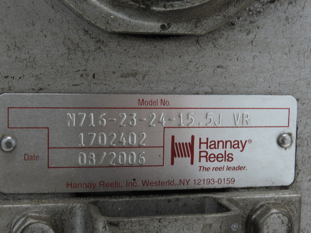 Hannay Reels Retractable Industrial Air Hose Reel 1/2" Lot Of 2