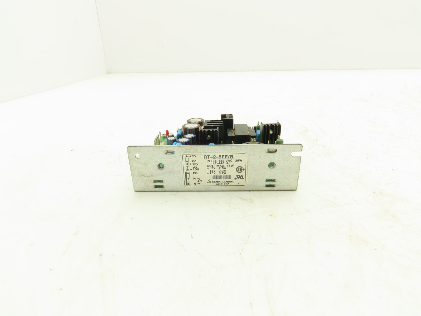 Lambda RT-2-5FF/B Power Supply +5/+15/-15VDC 2/0.3/0.2A 16W Out 120V AC/DC In