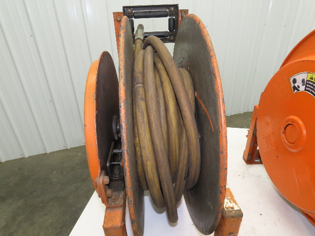 Hannay Reels 818-25-26B TR Retractable Industrial Water Hose Reel Lot Of 2