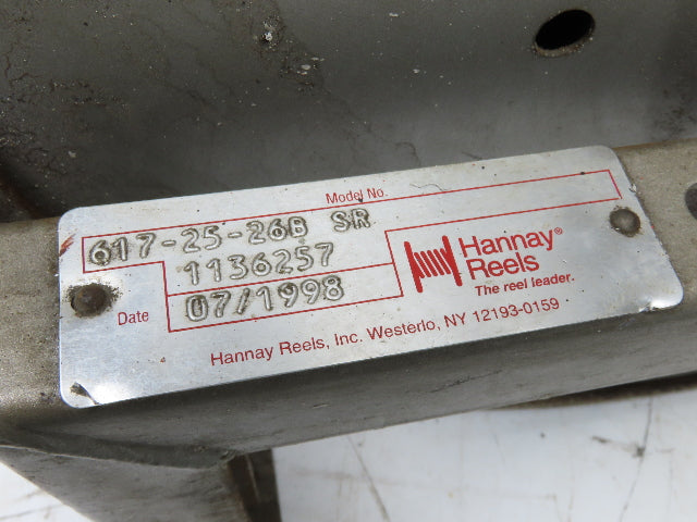 Hannay Reels 818-23-24-B-VR Retractable Industrial Water Hose Reel 1/2" Lot Of 2