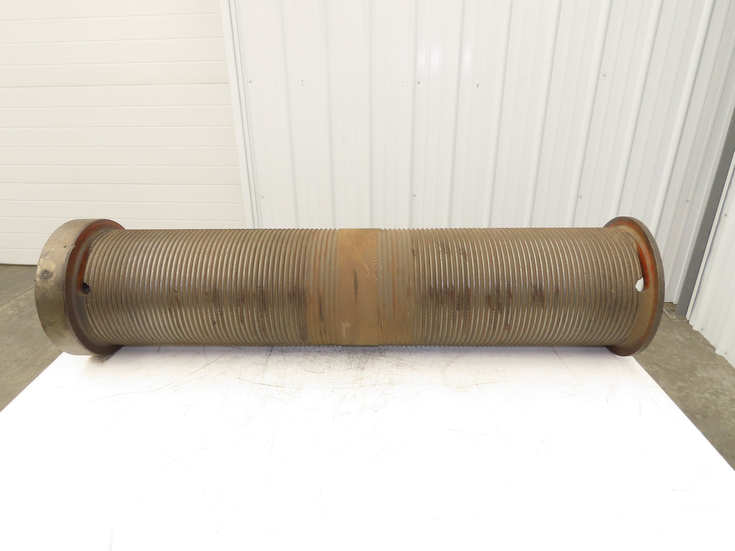 P&H Cleveland Tramrail 4 Ton Bridge Crane Hoist Wire Rope Cable Drum 28' Lift