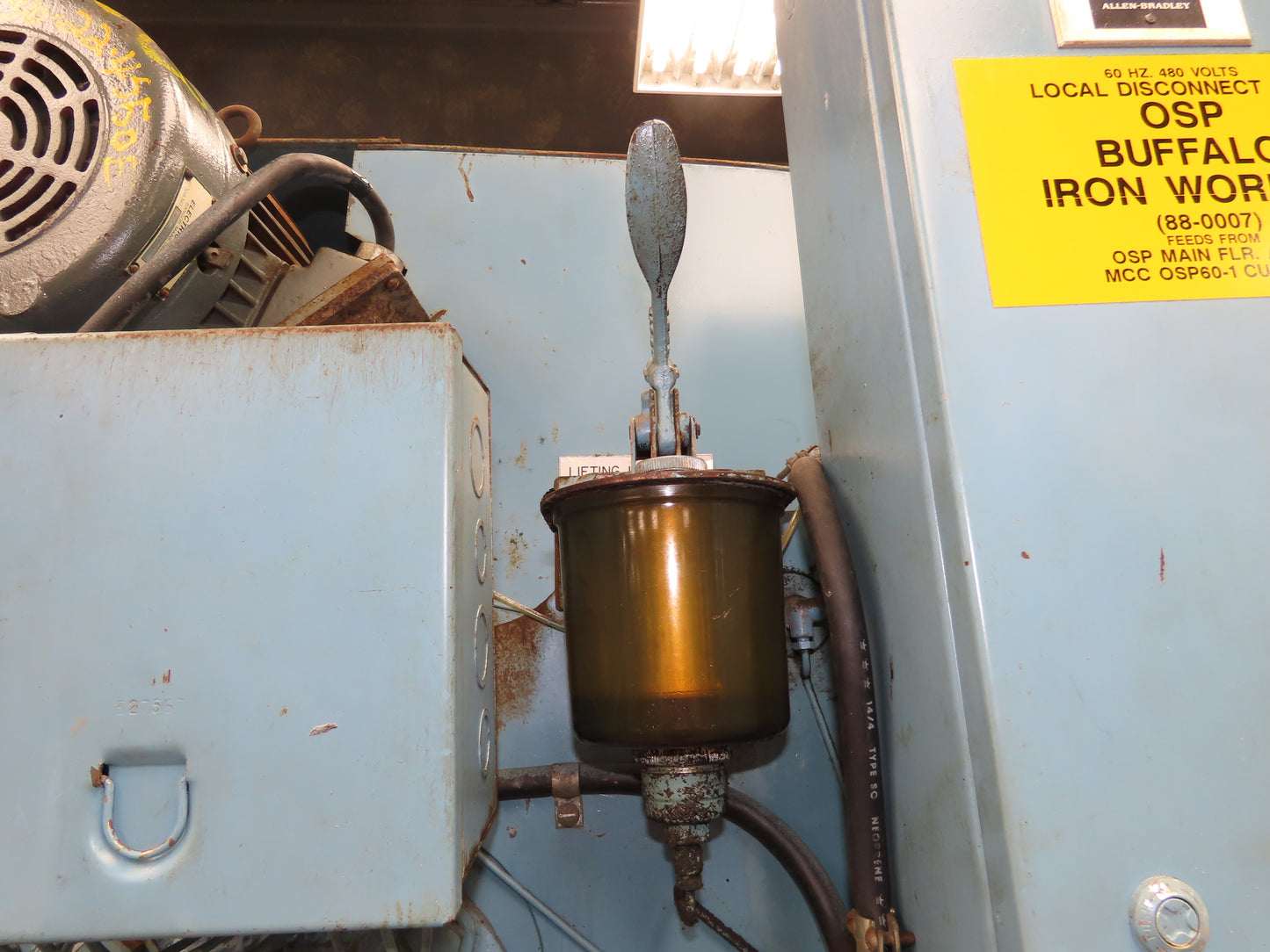 Buffalo 1/2 Mechanical Iron Worker UIW 50 Ton 3 HP 460V Shear Punch Cutter
