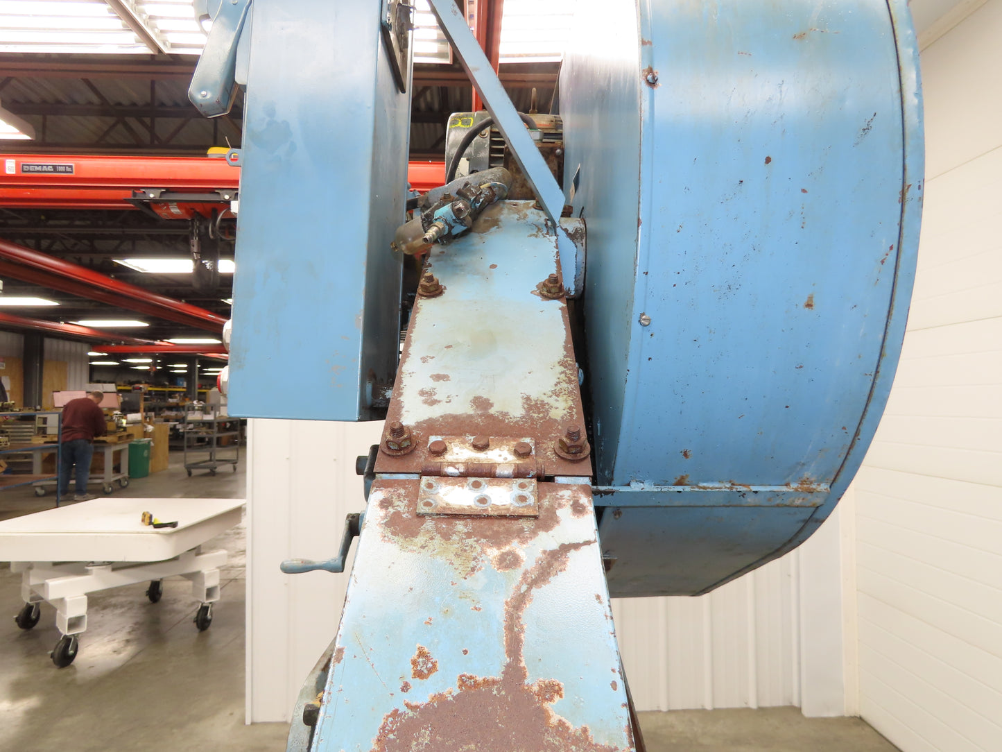 Buffalo 1/2 Mechanical Iron Worker UIW 50 Ton 3 HP 460V Shear Punch Cutter