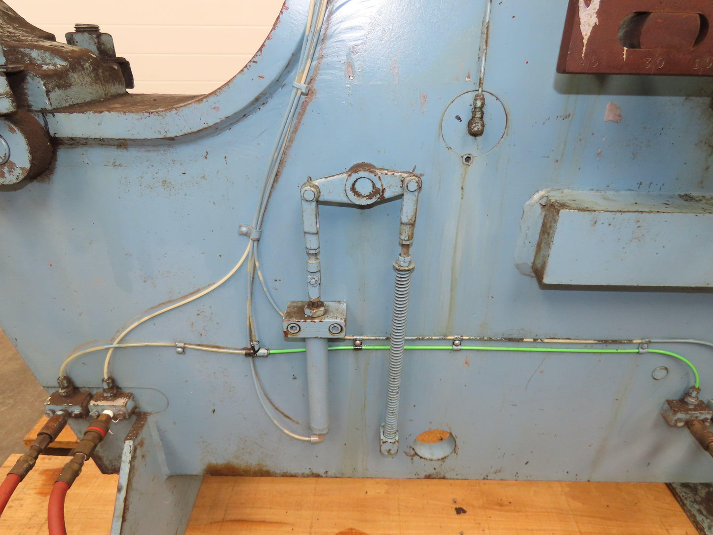 Buffalo 1/2 Mechanical Iron Worker UIW 50 Ton 3 HP 460V Shear Punch Cutter