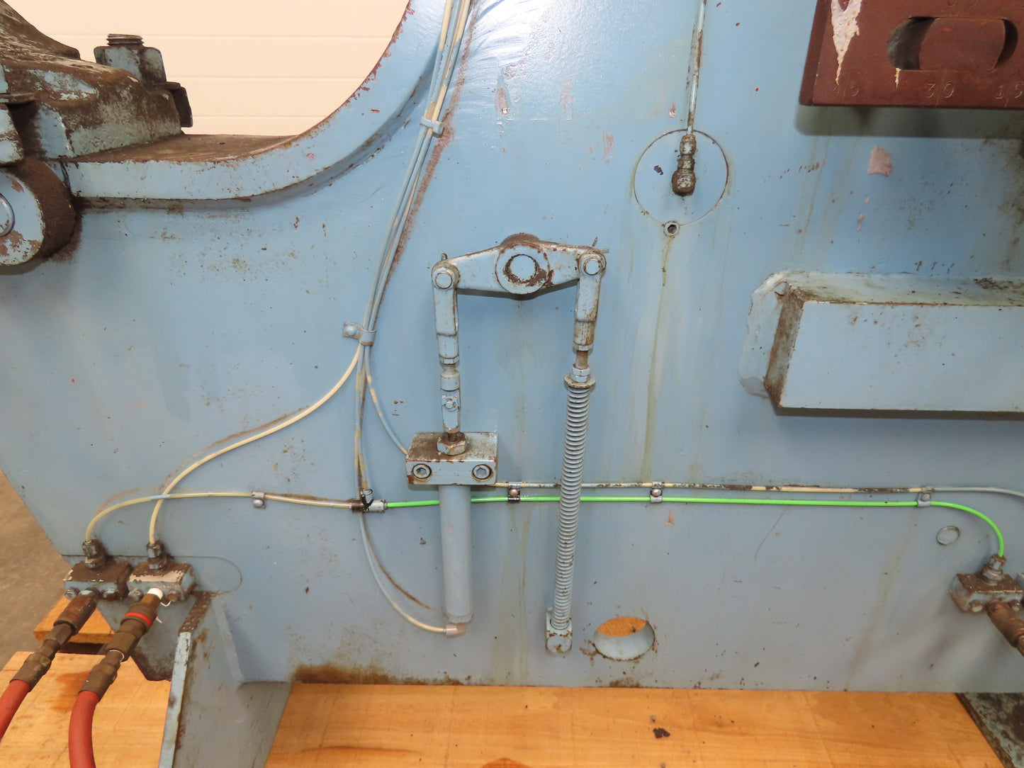 Buffalo 1/2 Mechanical Iron Worker UIW 50 Ton 3 HP 460V Shear Punch Cutter