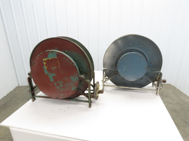 Hannay Reels 716-23-24 C Retractable Industrial Air Hose Reel 1/2" Lot Of 2