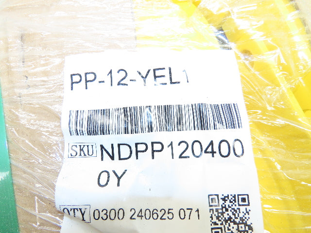 Post Protector 12" Pallet Rack Column Guard Yellow 4" ID Width