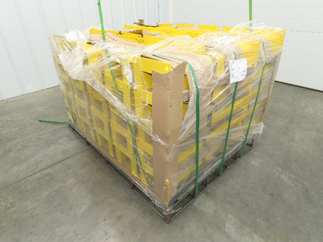 Post Protector 12" Pallet Rack Column Guard Yellow 4" ID Width