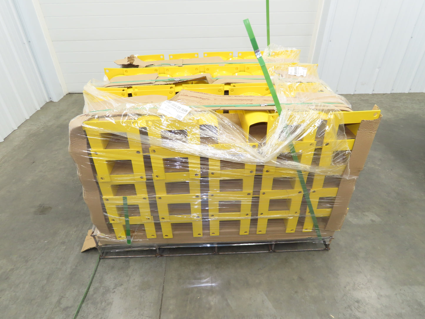 Post Protector 12" Pallet Rack Column Guard Yellow 4" ID Width