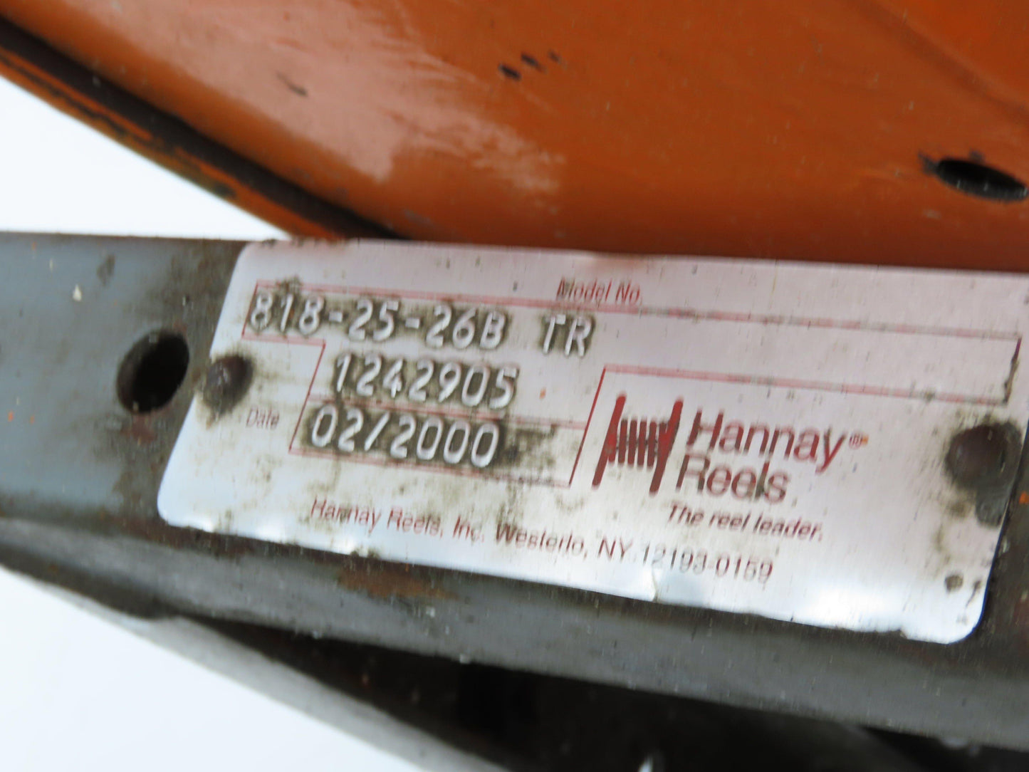 Hannay Reels 818-25-26B TR Retractable Industrial Water Hose Reel 3/4" Lot Of 2