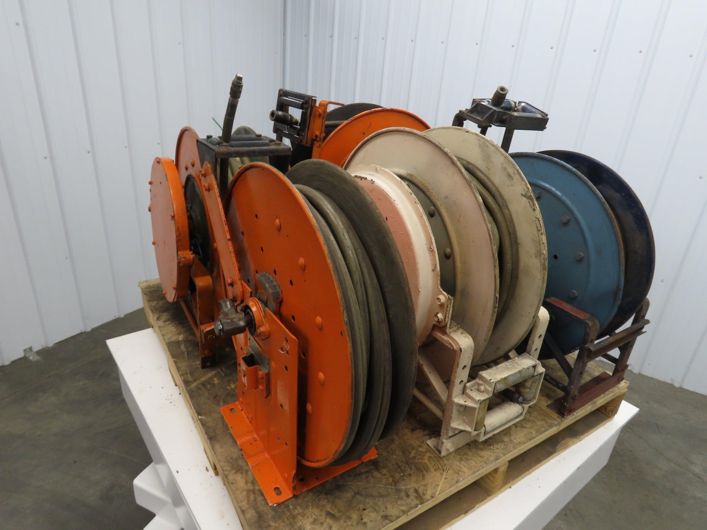 Hannay Reels Retractable Industrial Air Hose Reel 1/2" Lot Of 5