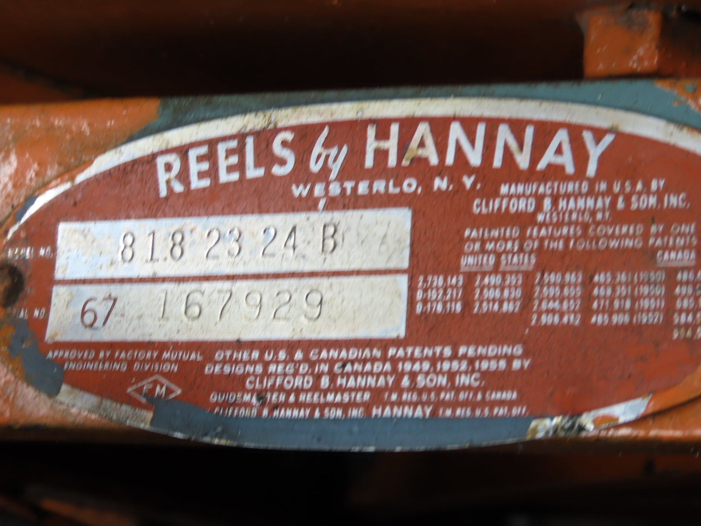 Hannay Reels Retractable Industrial Air Hose Reel 1/2" Lot Of 5