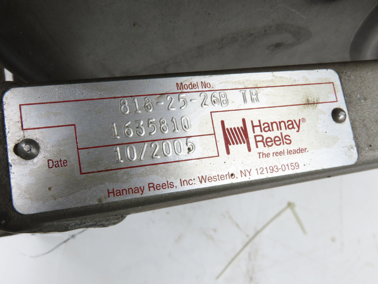 Hannay Reels 818-25-26B TR Retractable Industrial Air Hose Reel Lot Of 2