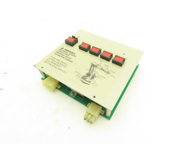 Yaskawa 137689-1 Multi Axis Brake release Panel w Circuit Board